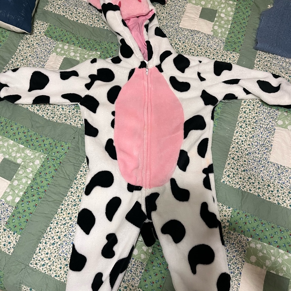 Cow Print Kids One Piece Costume 18-24 Months